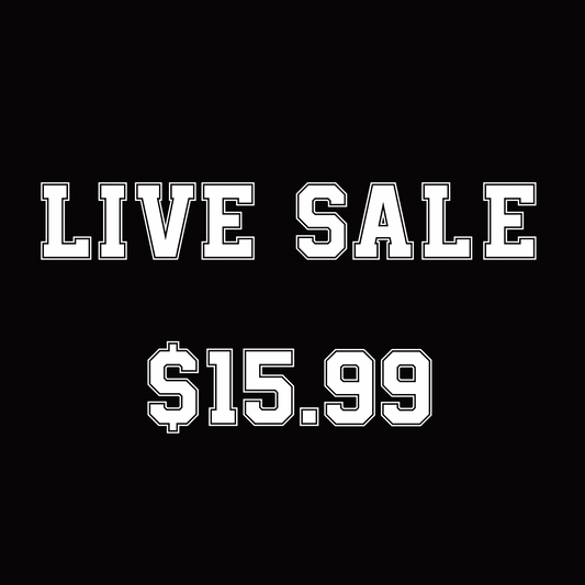 Live Sale $15.99