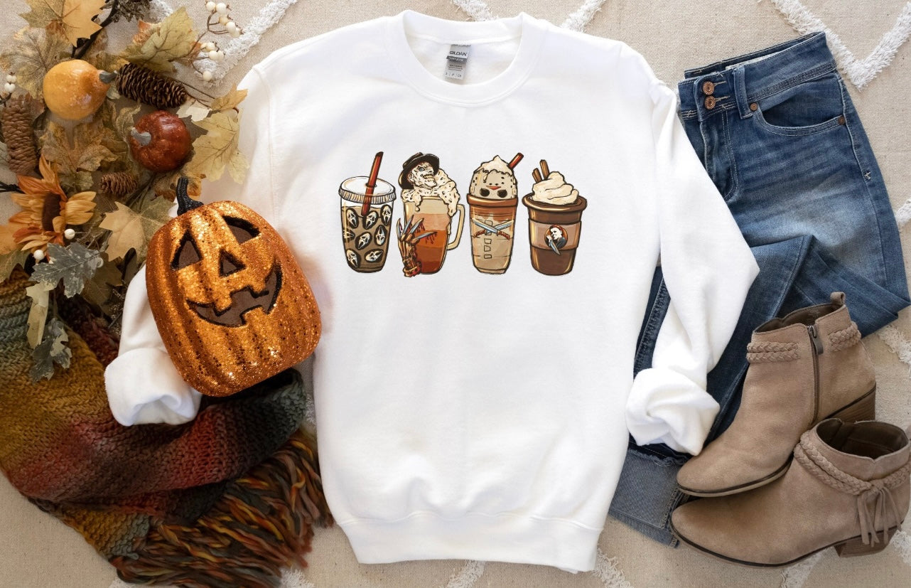 Horror Coffee Sweatshirt